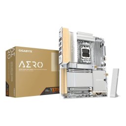 Placa Base Gigabyte X870E AERO X3D WOOD X870E AM5 DDR5 ATX WiFi 7 USB4 5GbE M.2 RAID