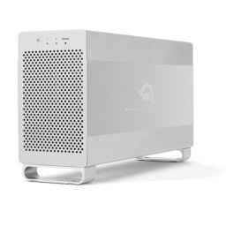 Caja HDD OWC Mercury Elite Pro Dual 3.5" Aluminio Plata USB 3.0/eSATA con Ventilador