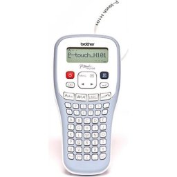 Rotuladora Brother PT-H101GB Etiquetas TZe 12 mm Gris Blanco