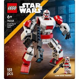 LEGO Star Wars Mech de Soldado Clon Shocktrooper 75448 151 piezas