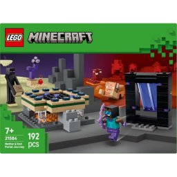 LEGO Minecraft Viaje por el Nether y el End 21584 192 piezas