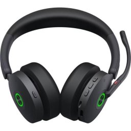 Auriculares Yealink BH74 inalámbricos Bluetooth USB-C para oficina con Cancelación de Ruido y micrófono negros