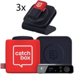 Catchbox Plus Hub4 1Cube 3 Clip Red Negro