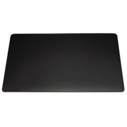 Vade sobremesa durable negro antideslizante contorneado 65x52 cm