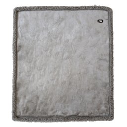TIAKI manta impermeable para perros, gris - Talla S: 73x 63cm (L x An)