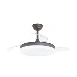Ventilador de Techo Moderno LED Motor DC Cafe Serie Malta