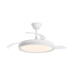 Ventilador Blanco de Techo Moderno LED Motor DC Serie Samana