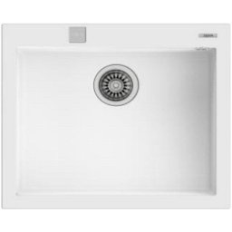 Fregadero Teka Forsquare 50.40 TG Tegranite+ Blanco Arctic White 1 Cubeta 570x500 mm Automático