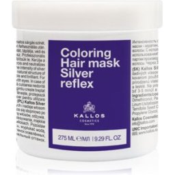 Coloring Hair Mask Silver Reflex Mascarilla Para Cabello Neutralizante Para Tonos Amarillos 275 Ml