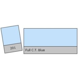 Lee Filter Roll 201 Full C.T. Blue Full C