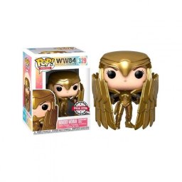 Figura Funko Pop Wonder Woman Traje Dorado Metálico 9 cm Caja Original