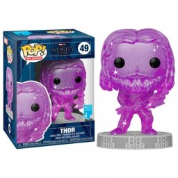 Figura Funko Pop Marvel Thor Art Series Gema del Poder Vinilo 9 cm