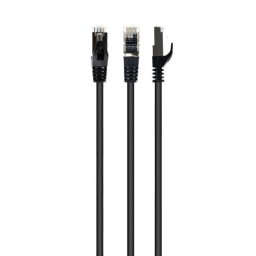 Cable de red Gembird Cat6 0,5 m UTP RJ-45 negro alivio de tensión