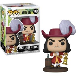 Figura Funko Capitán Garfio Disney Villanos Vinilo 10 cm con Campanilla