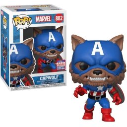 Funko Pop Marvel Capitán América Capwolf Edición Limitada Exclusiva