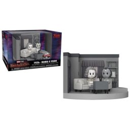 Figura Funko WandaVision Mini Moments Wanda y Visión Blanco y Negro Vinilo