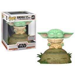 Figura coleccionable Funko Pop Deluxe Grogu Usando la Fuerza Star Wars con luz y sonido