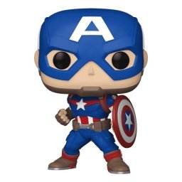 Figura coleccionable Funko Captain America Marvel vinilo multicolor 9,3 cm