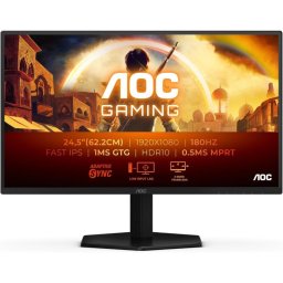 AOC G4 25G42E 24.5" Fast IPS Full HD 180Hz 1ms HDR10 Adaptive Sync