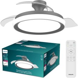 Ventilador de techo Philips Bliss 106 cm LED regulable 4500 lm negro