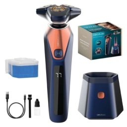 Afeitadora Facial Cecotec PrecisionCare Saphire Pro Inalámbrica 90min Resistente al agua 3 Velocidades Base Autolimpieza