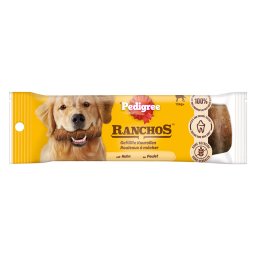 Pedigree Ranchos Maxi rollos rellenos para perros - 80 g - Pollo