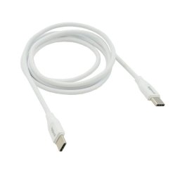 Cable USB-C iggual Q3.0 1m Blanco carga rápida 3A 60W