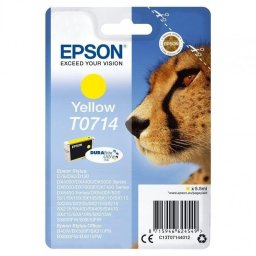 Cartucho de tinta Epson T0714 Amarillo DURABrite Ultra Ink 5,5 ml