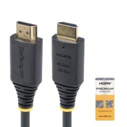 Cable HDMI StarTech 3m Premium Certificado 4K60Hz HDR10 Ethernet Negro