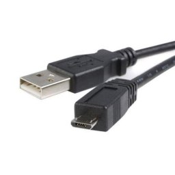 Cable USB Startech UUSBHAUB1M 1m USB A a Micro USB B Negro 480 Mbit/s
