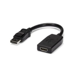 Adaptador de vídeo Startech DP2HDMI DisplayPort a HDMI 1920x1200 24 cm Negro