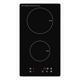 Placa de inducción Exquisit EKI 300-2 2 zonas 29 cm vidrio negro