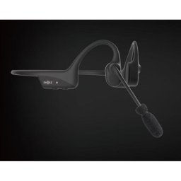 Auriculares Shokz OpenComm2 inalámbricos Bluetooth para oficina con micrófono con cancelación de ruido, color negro