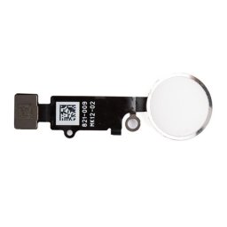 Repuesto Iphone 7 Flex Pulsador Boton Home Color Blanco Repuesto