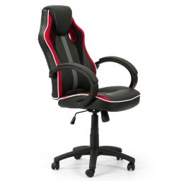 VS Venta-Stock Formula Silla de Oficina Reclinable Negro/Rojo