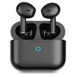 PcCom Essential Twins Auricular Bluetooth ENC Negro