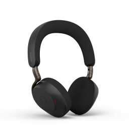 Auriculares Jabra Evolve3 75 inalámbricos Bluetooth con Cancelación de Ruido, Micrófono IA y ANC, uso profesional, color negro