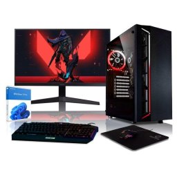 PC Sobremesa BEASTCOM Q3 AMD Ryzen 3 16GB 512GB SSD Vega 8 Windows 11 Monitor 24" Teclado Ratón WiFi