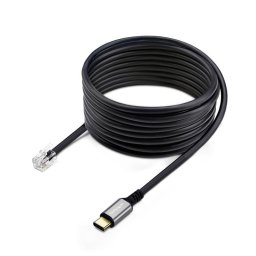 Adaptador USB-C a RJ9 StarTech UR9-HEADSET-ADAPTER 1,8 m Negro Plug and Play
