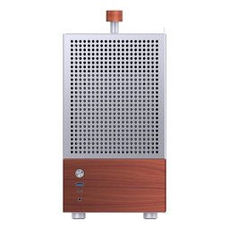 Caja PC Jonsbo T6 Mini Tower ITX aluminio madera ventana cristal templado