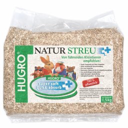 Lecho de cáñamo Hugro - Pack % - 2 x 1,5 kg