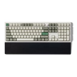 Reposamuñecas Keychron PR52 silicona negro para teclados completos