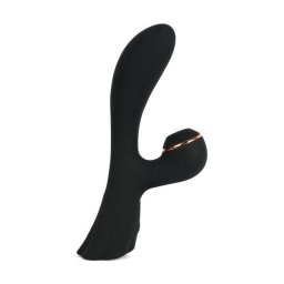Estimulador de clítoris Hugbox Negro 15 programas resistente al agua silencioso