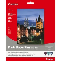 Papel fotográfico Canon 1686B018 semibrillante 8 x 10 pulgadas 260 g/m² 20 hojas