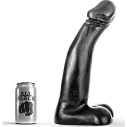 All Black Dildo Realista Negro Fisting 29cm 1ud