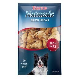 Orejas de buey naturales Rocco - 3 x 10 unidades