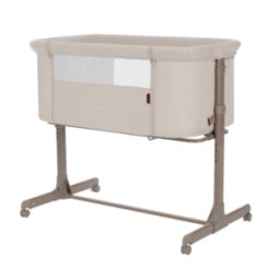 Cuna adosada Luna color Silk Beige de Carrello