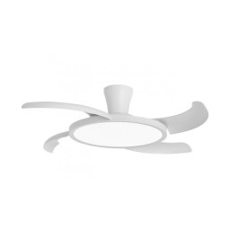 Ventilador de Techo Blanco con Aspas Retráctiles Serie Qatar