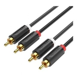 Cable estéreo Vention BCMBG 2x RCA macho 2x RCA macho 1.5m PVC chapado en oro