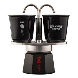 Cafetera Italiana Bialetti 0005408 90 ml 2 Tazas Acero Inoxidable Rojo/Negro